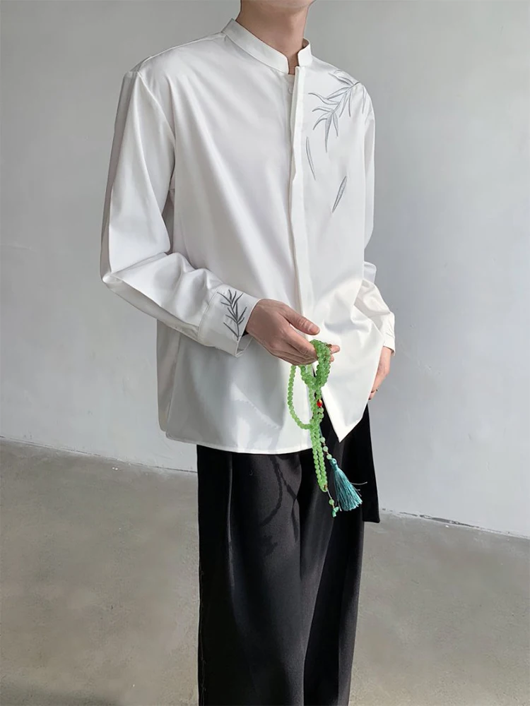 

Новая мужская куртка в китайском стиле с вышивкой, весенняя модная молодежная одежда в стиле Тан, элегантный дизайн, премиум-класс