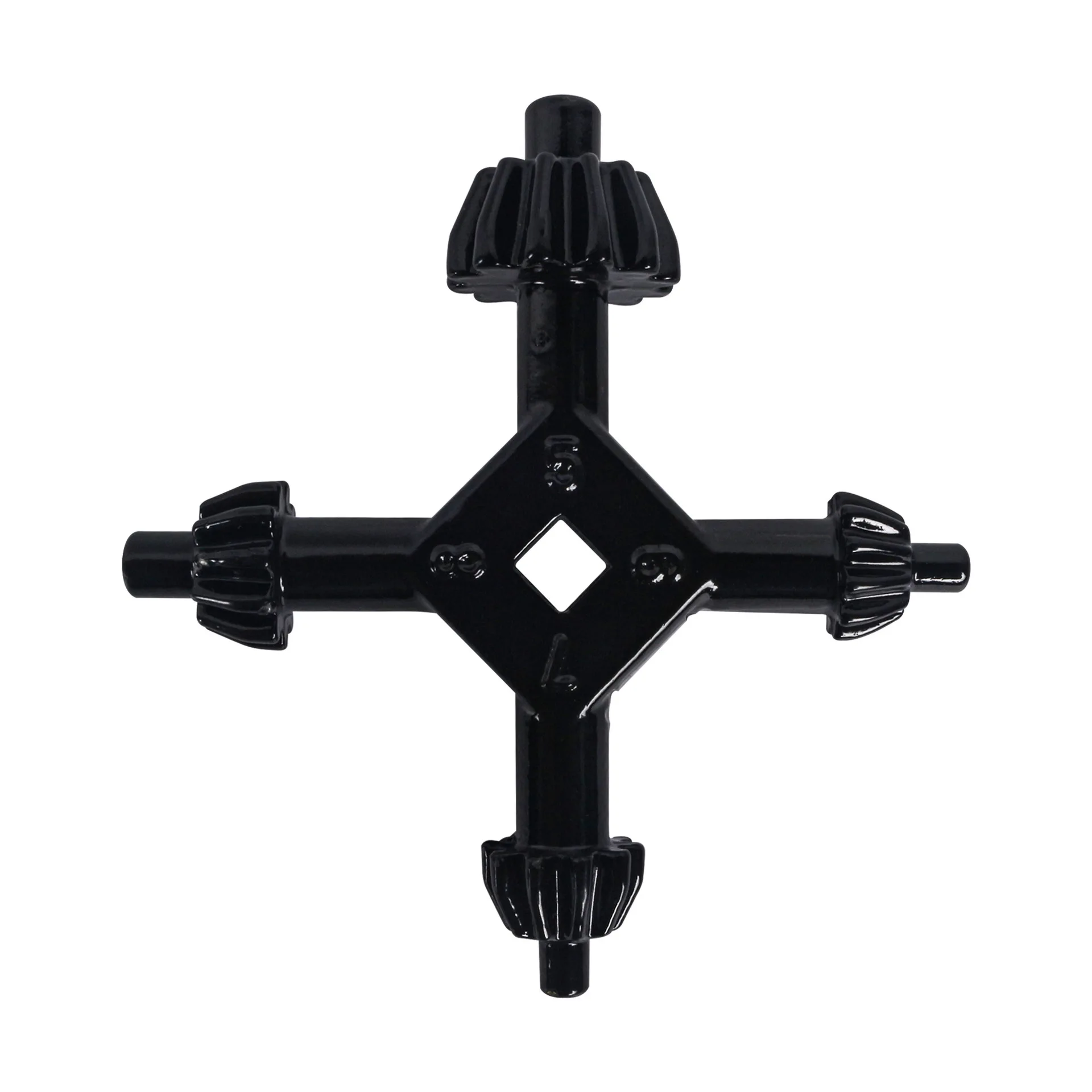 

Durable 4-in-1 Multi-Purpose Wrench Cross Drill Chuck Carbon Steel Great for Drills and Pistols No Assembly