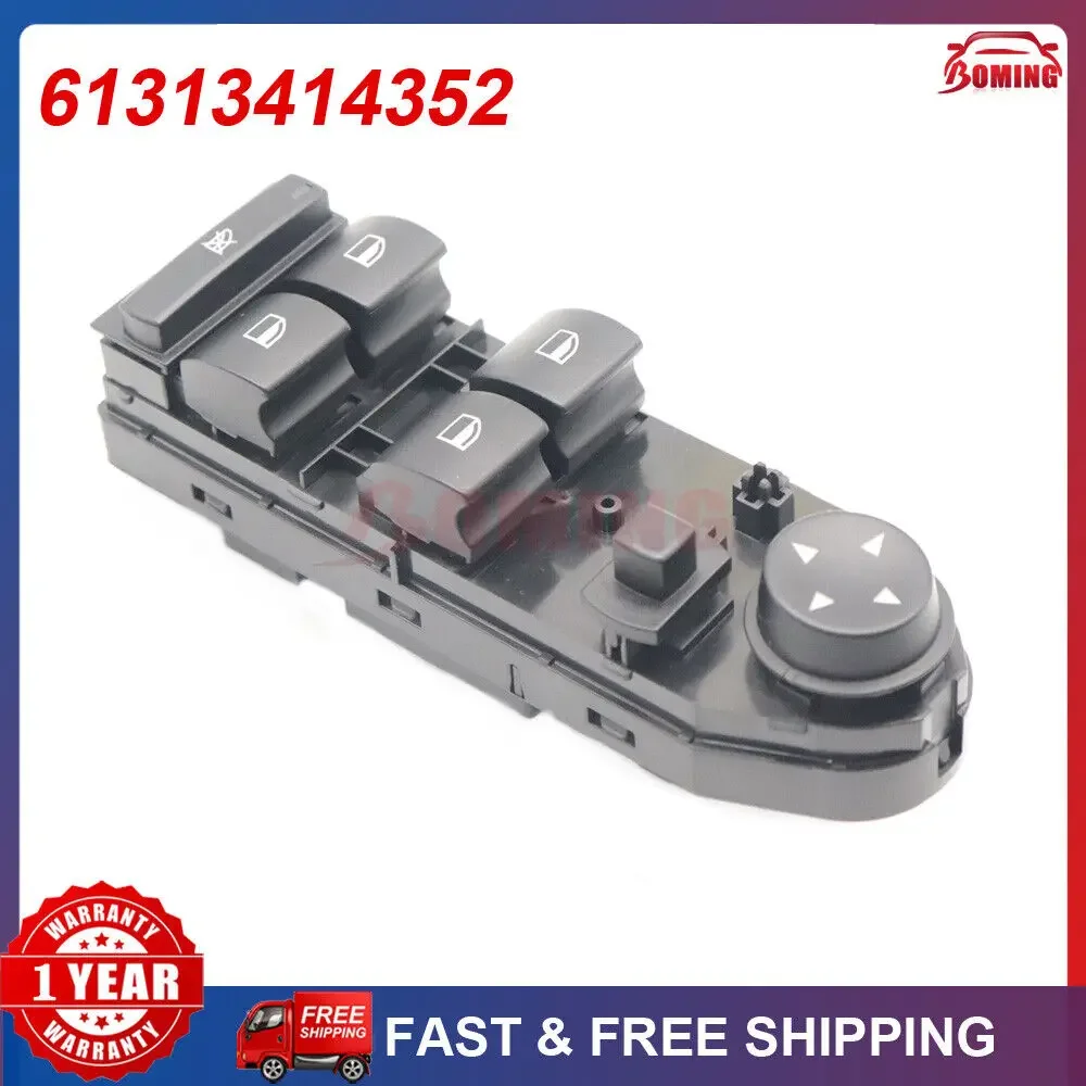 New Car Front Left Power Window Switch Control Master Switches 61313414352 Fits For BMW X3 2004-2010  DWS-898 61313413428