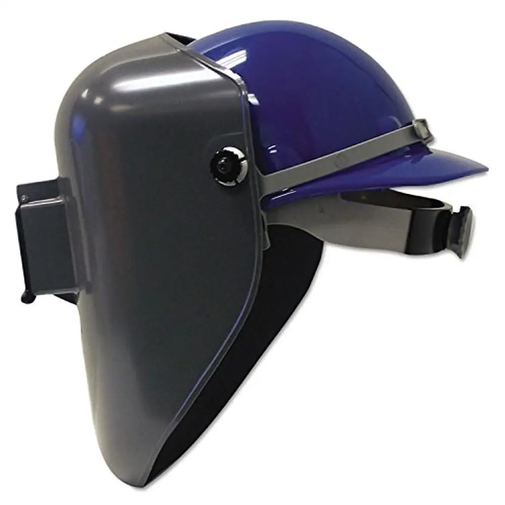 Gray Welding Helmet with Ventilation and 5000 Mounting Loop