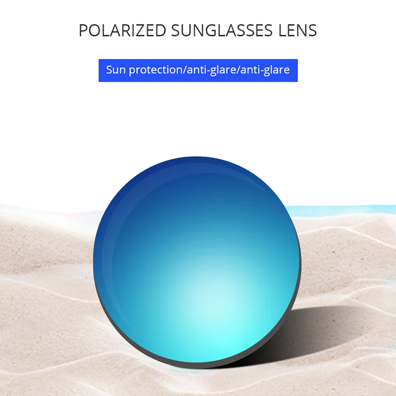 Customized 1.50 1.61 1.67(-8.0~+8.0) Polarized Optical CR-39 Resin Aspheric Glasses Lenses Myopia Sunglasses Coating Lentes