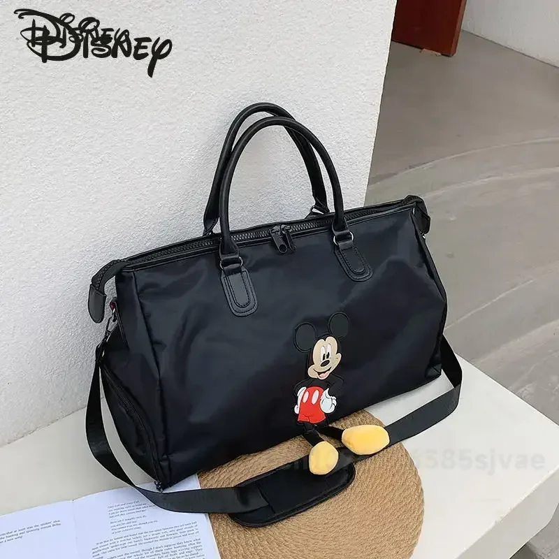 Disney Mickey 2025 New Women's Crossbody Bag Fashionable Wet and Dry Separation Portable Travel Bag Cartoon Portable Fitness Bag