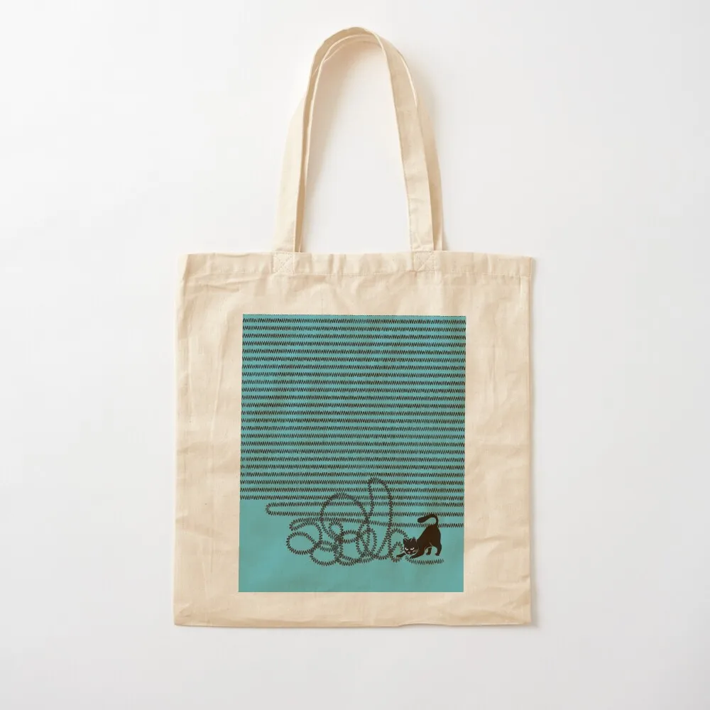 Unravel (in Blue) Tote Bag Women's shopping bag Women's bags Big bag bags woman 2025