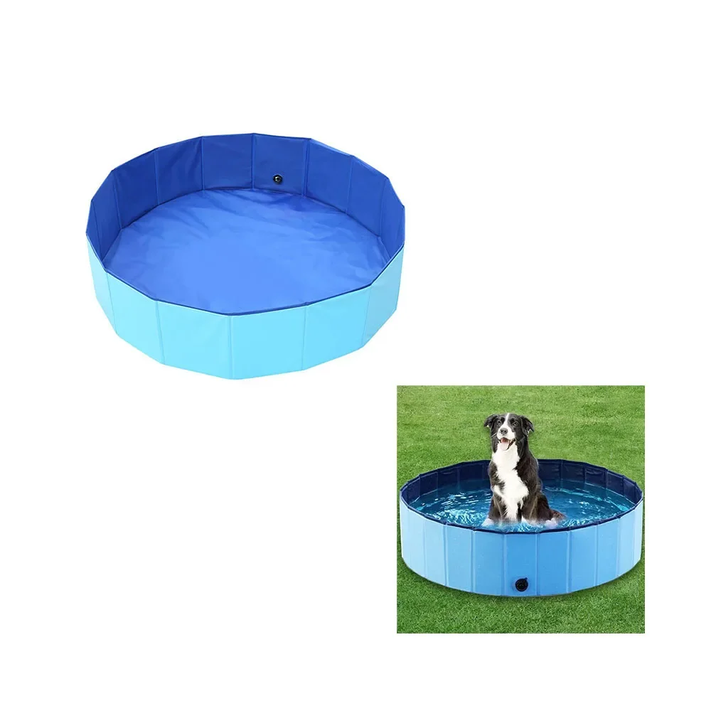 

Ванна для домашних животных, складной бассейн, подходит для маленьких собак, средних и больших собак, летняя складная ванна для улицы