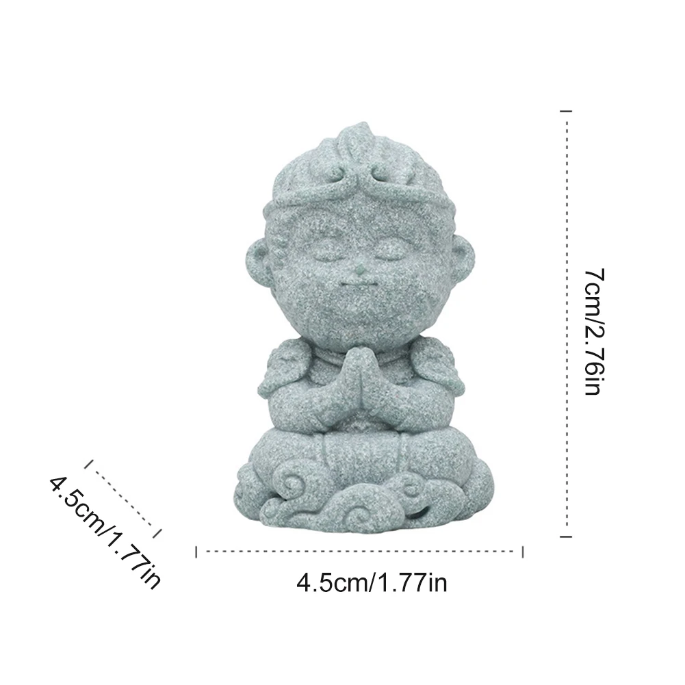 Figurka Sun-Wukonga z żywicy, dekoracja, król małp, statua Wukonga, statua Buddy Wukonga, chińska mitologia, dekoracja Wukonga, prezent dla przyjaciół