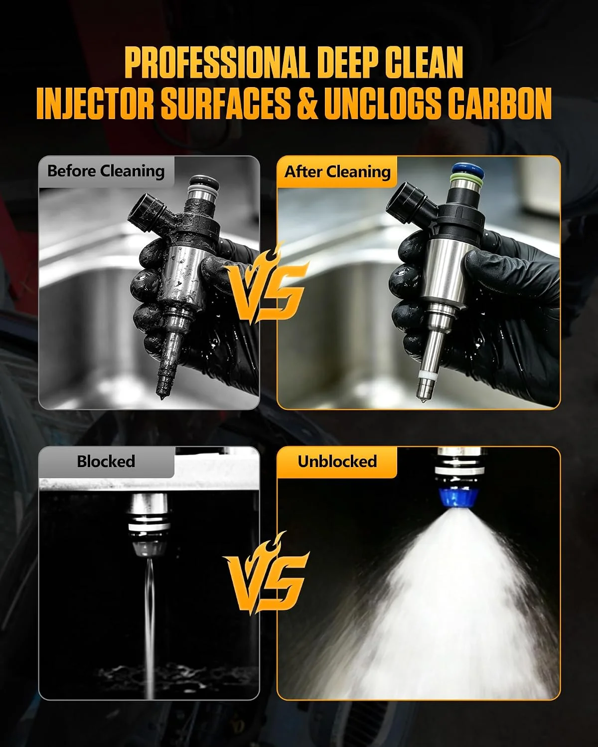 AUTOOL CT200 Petrol Nozzle Cleaner Fuel Injectors Car Motorcycle Auto Ultrasonic Injector Cleaning Tester Machine PK CNC602A