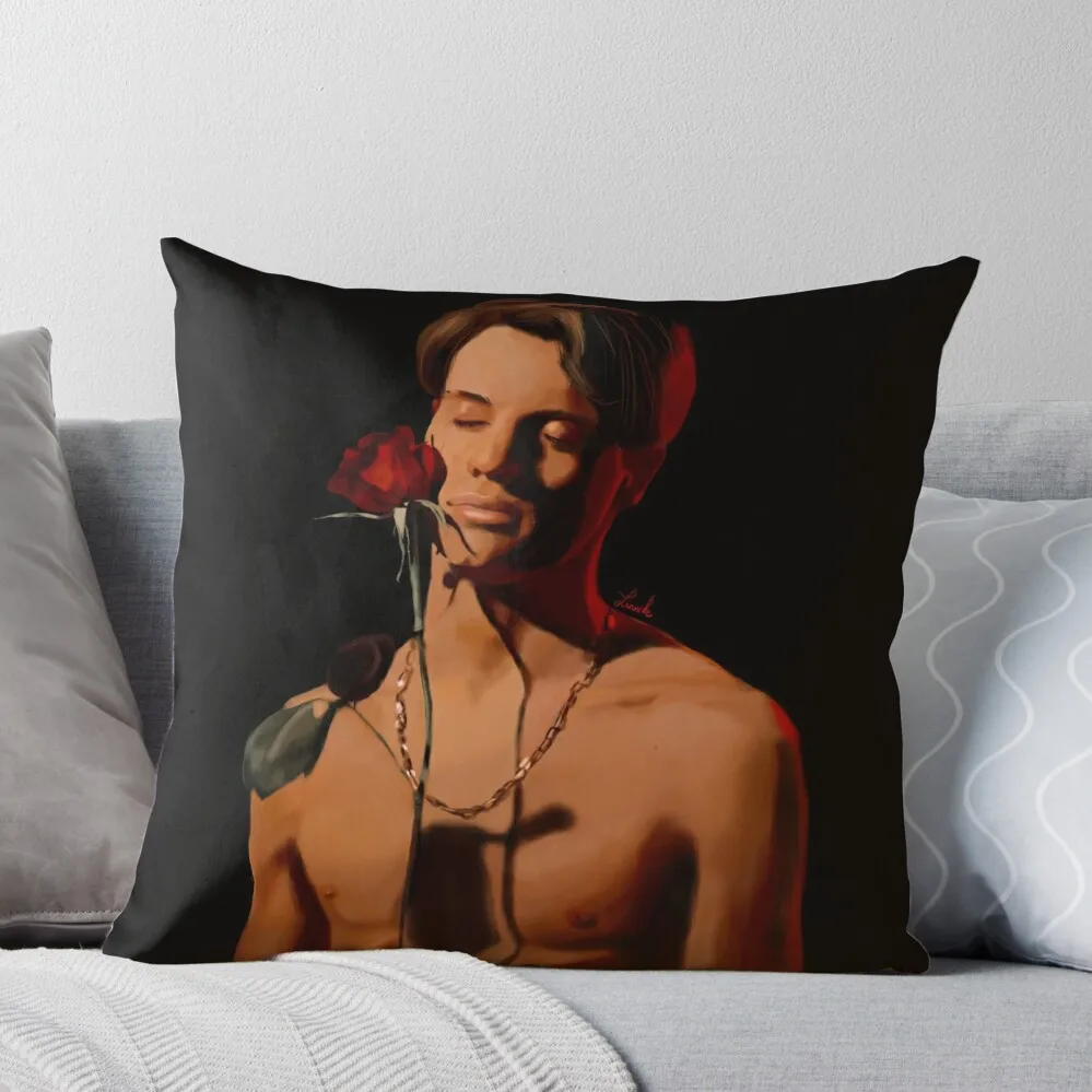 Jace Norman Flaunt Magazine Sketch Throw Pillow ornamental pillows Pillowcase Bed pillowcases