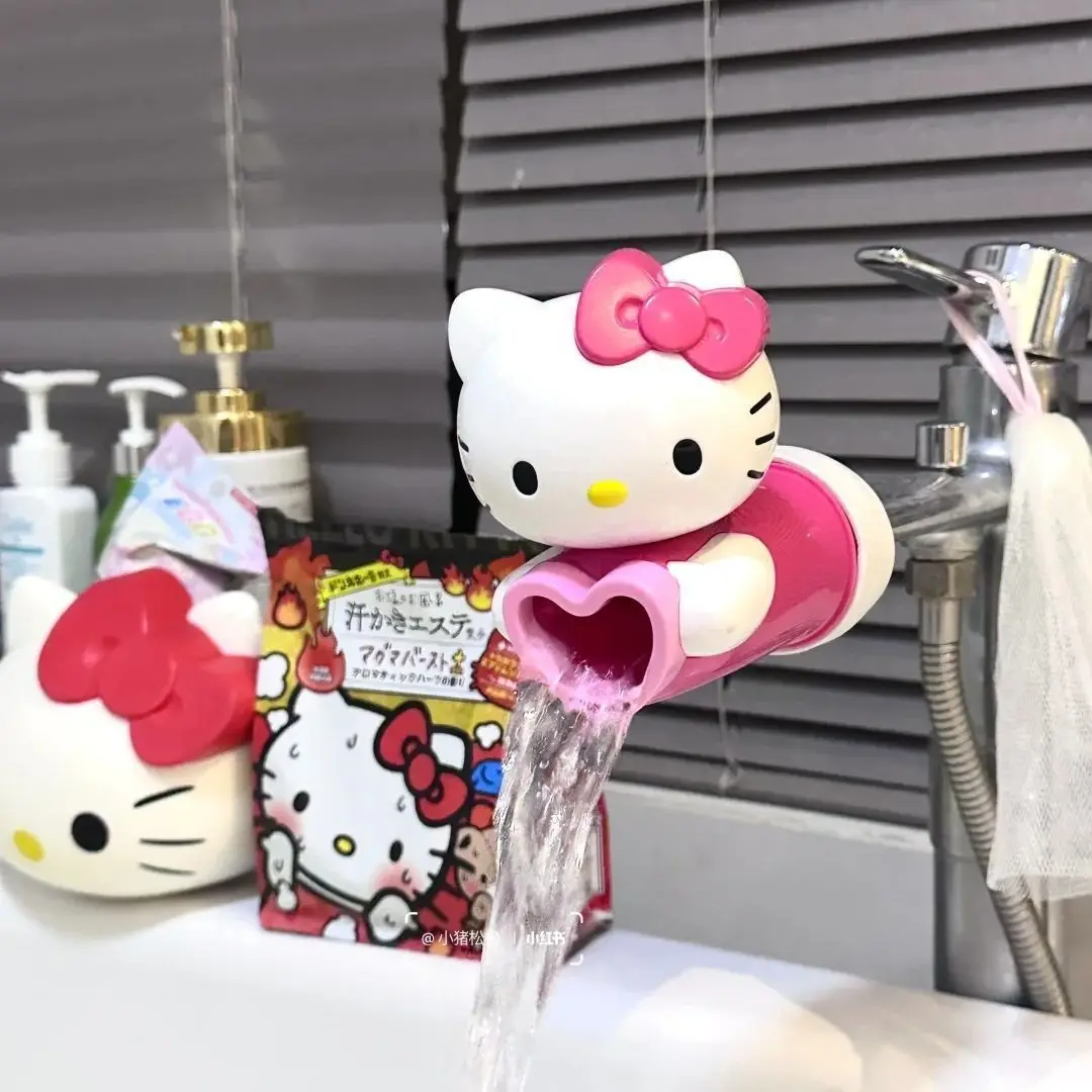 Anime Hello Kitty High Quality Faucet Handwashing Splashproof Faucet Extender High Quality Cute Faucet Mouth Birthday Gifts view 3