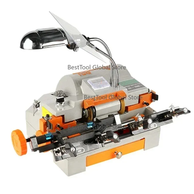 

New 220V/110V Double-headed Key Machine Pre-cise Key Du-plicating Machine Manual Double-knife Horiz-ontal Key Machine TH-001