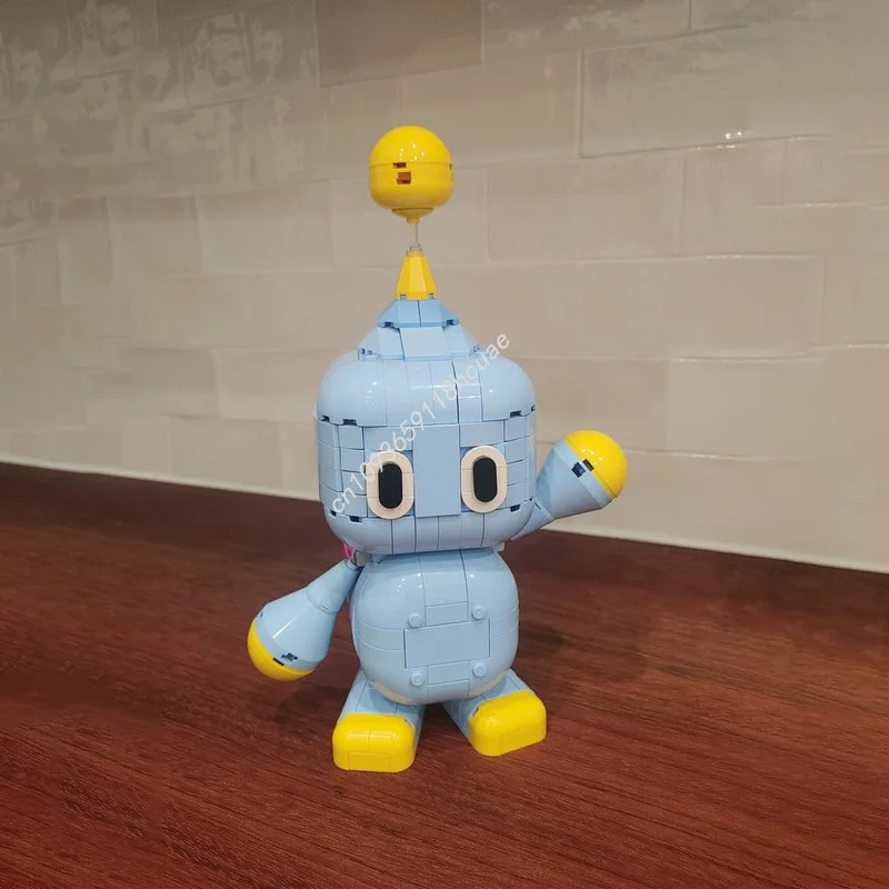 Figurine MOC normale chao-soniques Adventure 2 SA2, personnages de dessins animés, modèle en brique, jouets créatifs, cadeaux de vacances pour enfants, 460 pièces