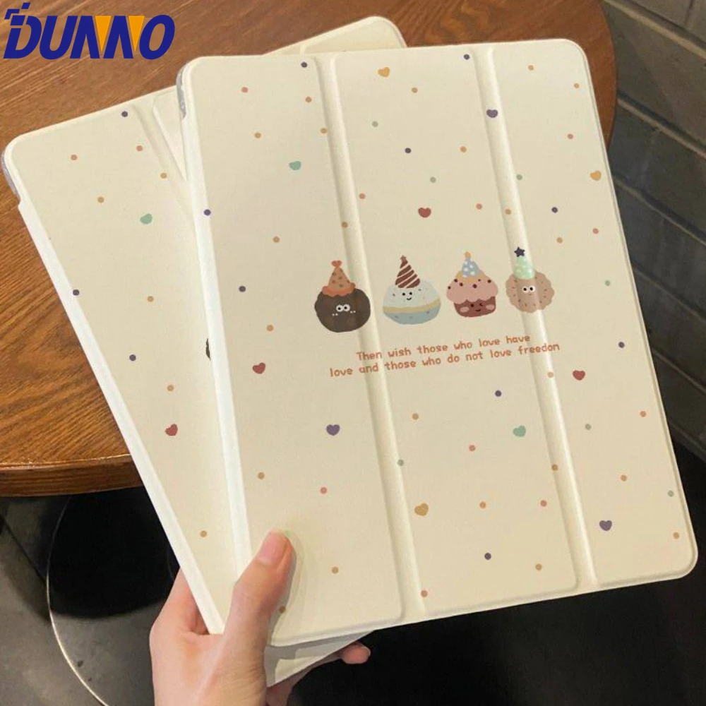 

3+Y Type Case with Pencil Holder For 2025 iPad Air 11 Case iPad 10th Gen 11th A16 Cover Gen iPad Pro11 4 5 10.9in 12.9 M2 M3 M4