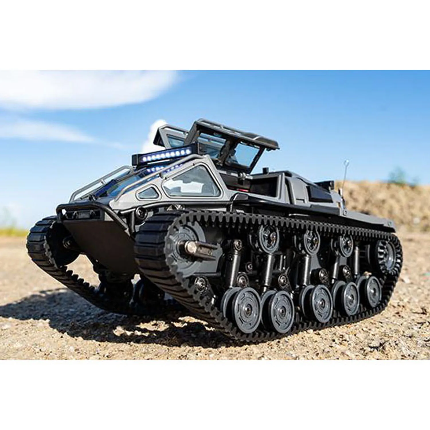 1/18 RC Drifting Tracked Off Road Vehicle C8812 2.4GHz Radio Control Simulation Model Car LED Lights 360 Degree Rotation RTR Toy - Image 5