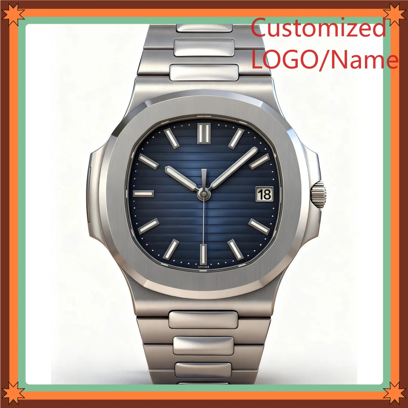 A989 Store 40mm Men Luxury Watch in 904L Steel Automatic Mechanical Movement Customized Watches