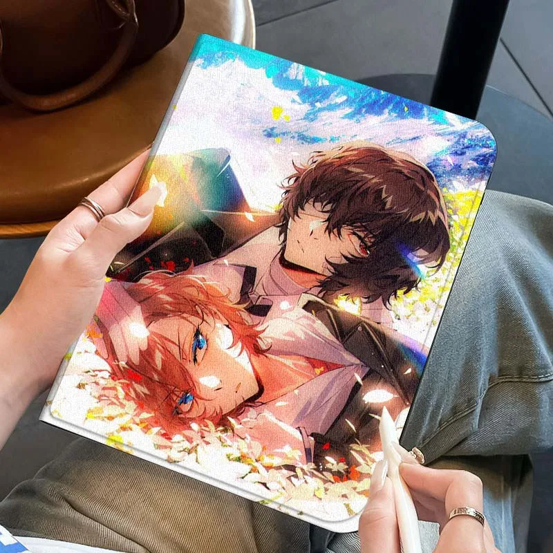 

Bungo Stray Dogs Cartoon Tablet Case For Samsung Galaxy Tab A A7 A8 A9 A11 S6 S11 Lite Plus 10.1 10.4 10.5 Inch