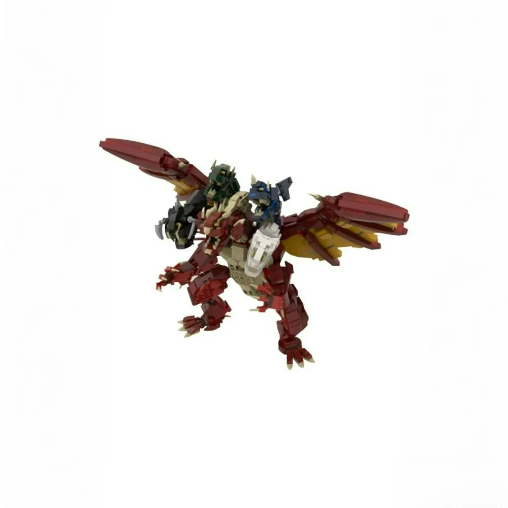 

MOC Horror Dinosaur Building Blocks Game Action Figures The Dragon Model Set Queen Tiamat Puzzle DIY Bricks Toys Children Gifts