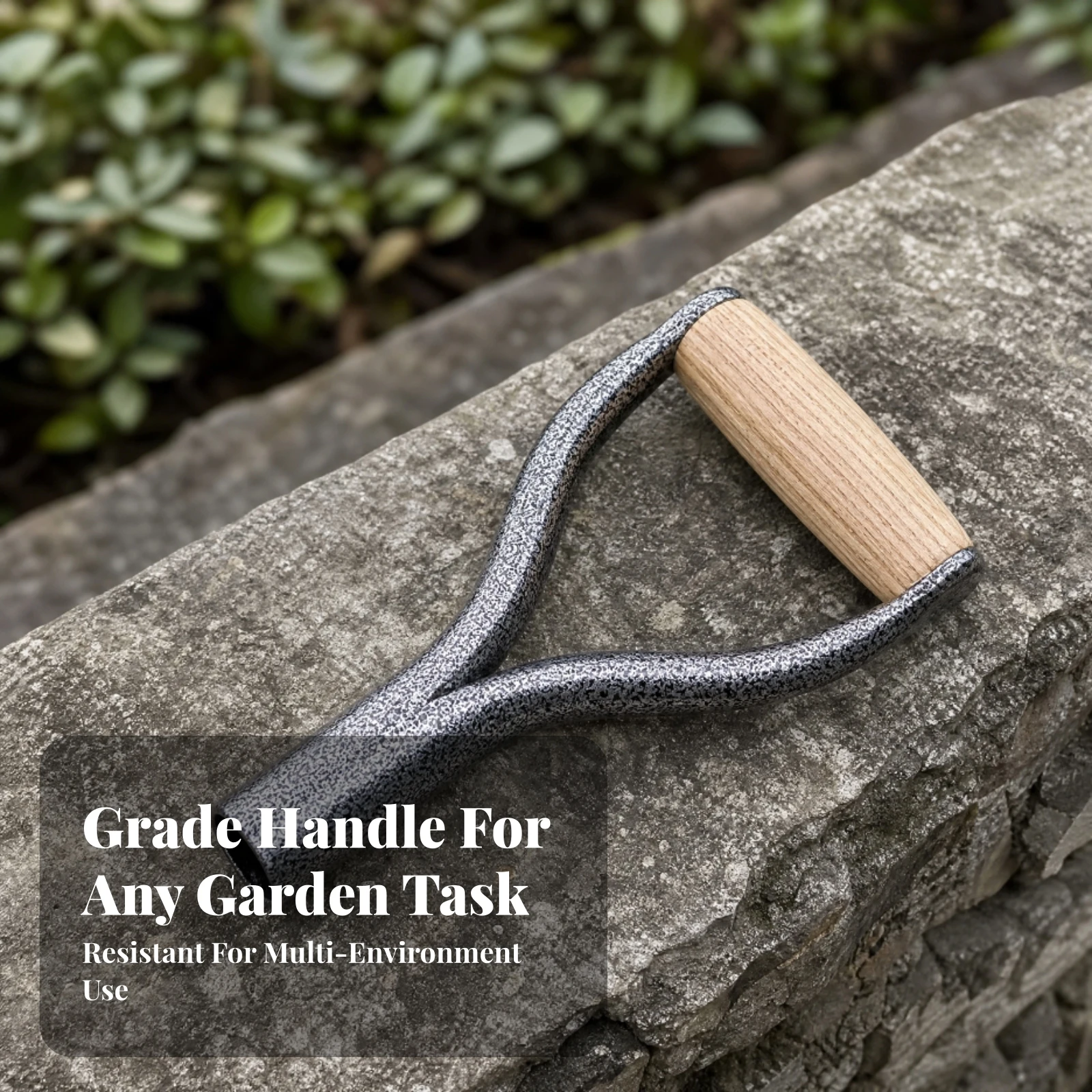 木製グリップ付きのY字型ツールハンドル。人間工学に基づいた設 - Gardening Tools Shovel のレビューと価格