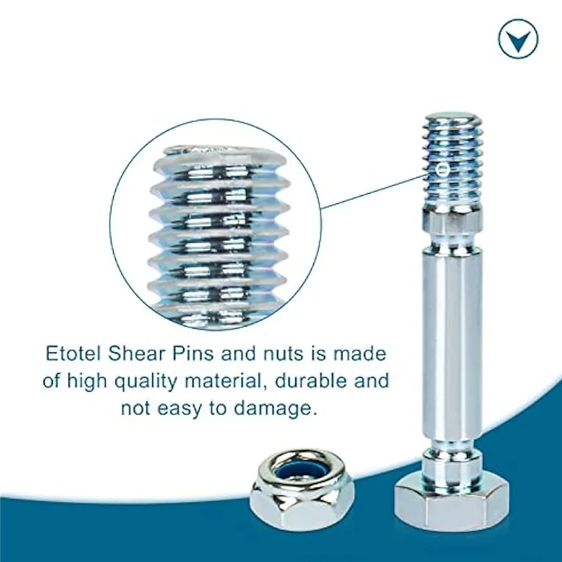 AT51-Replacement Parts For Powersmart Snow Blower- Snow Blower Shear Pins(Pack Of 8) 303160355P/303160355