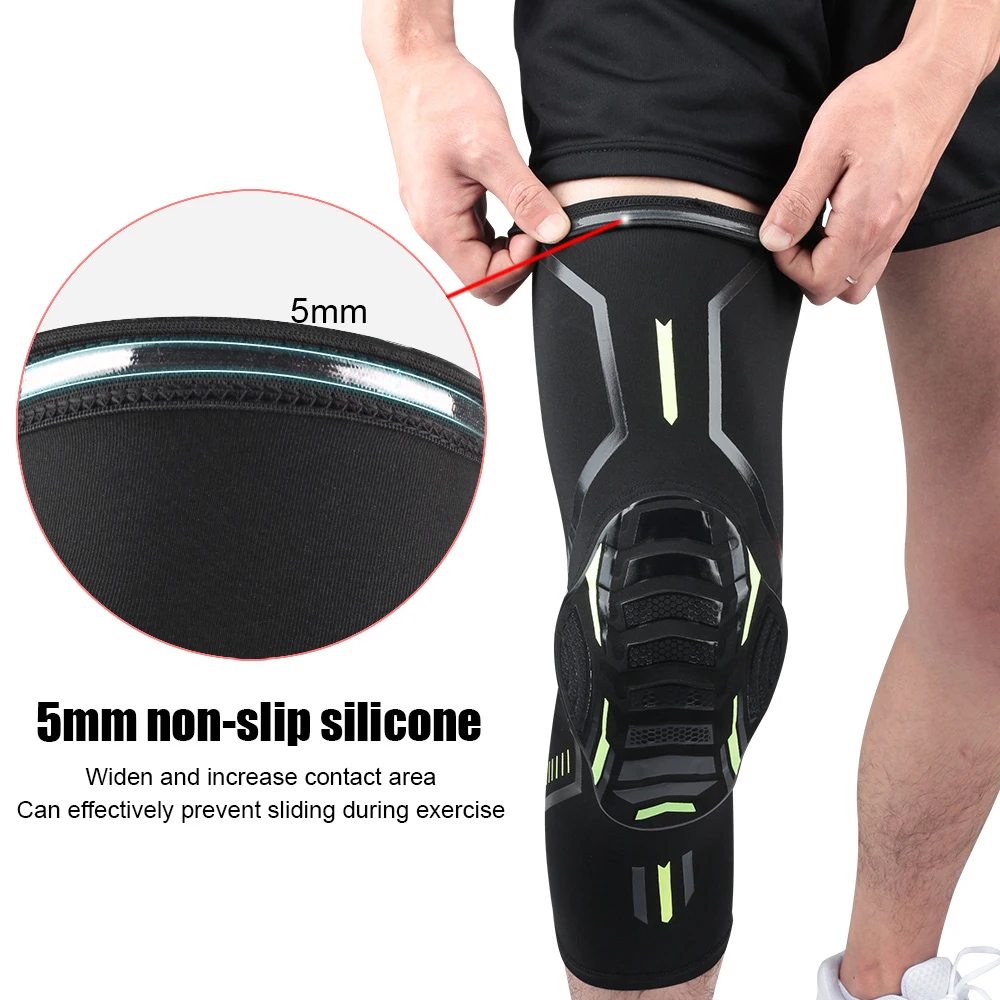 1Pair Sports Knee Pad Padded Bike Cycling Knee Protection Breathable Basketball Anti-collision Sports Knee Support Guard Covers