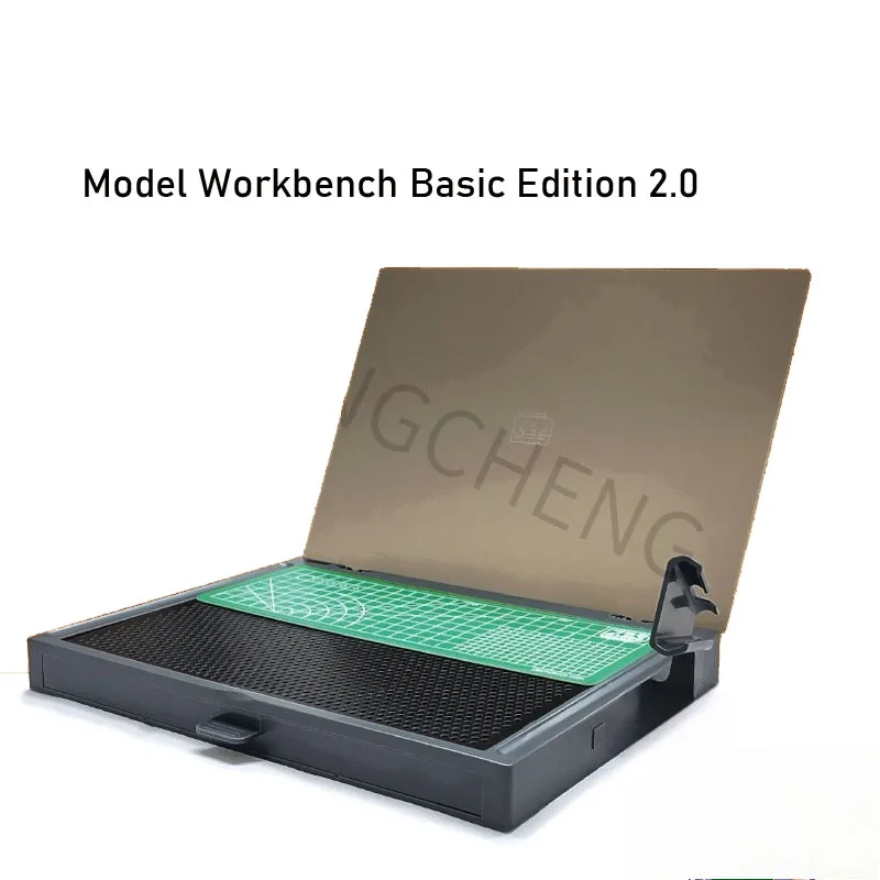 PMKJ018 model making workbench LED light magnifying glass cutting and polishing dust removal element group