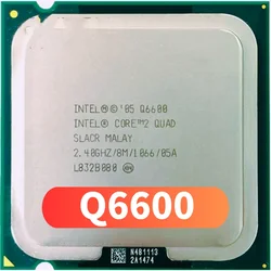 코어 2 쿼드 Q6600 SL9UM SLACR, 2.4GHz, 8MB, 1066MHz 소켓 775