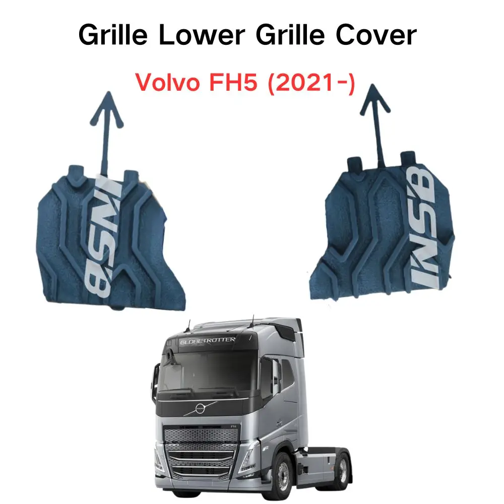 INSB 1 Set 2 Pcs Grille Lower Grille Cover 84199788 84199799 for Volvo FH5 (2021-)
