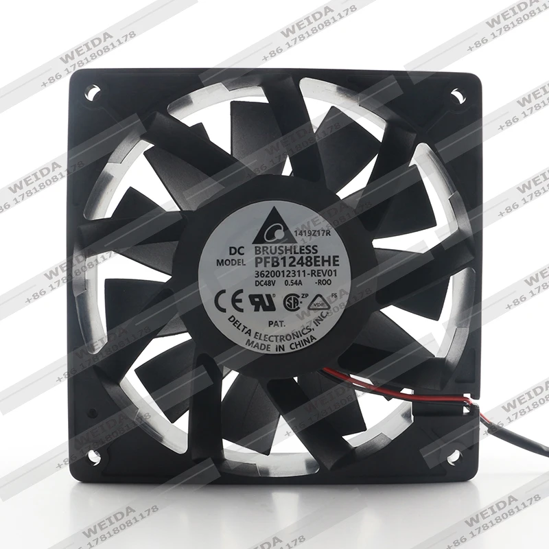 PFB1248EHE-R00 120x120x38MM Delta Cooling fan 12038 48V 0.54A AC EC 12CM High air Volume Server Violent Chassis Cabinet