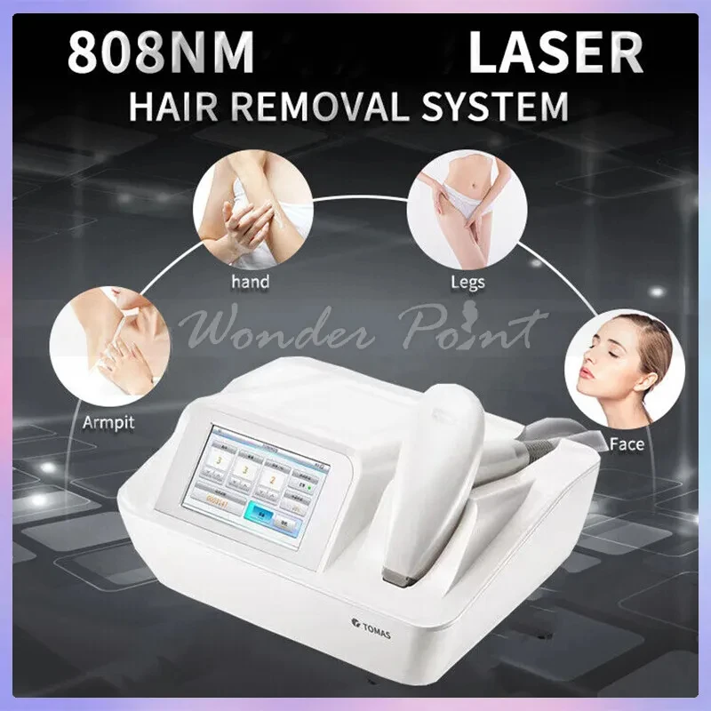 

Portable 808nm Semiconductor Gentle Skin Diode Laser Hair Removal Machine Permanently PainlessHigh-quality