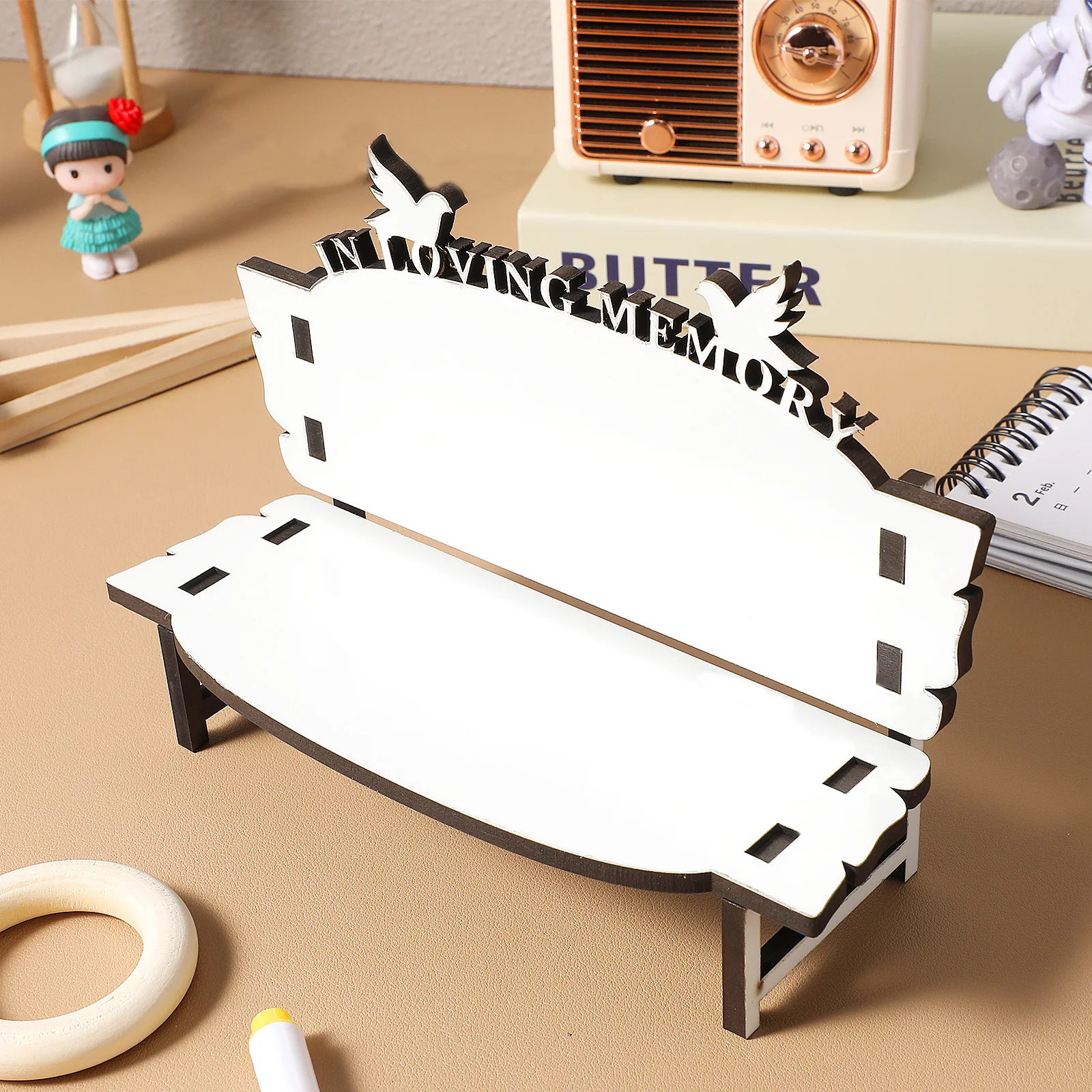 

Creative DIY Wooden Chair Ornament Blanks Sublimation Heat Transfer Craft for Home Party Fireplace Table 185°C 70-90s Easy Use