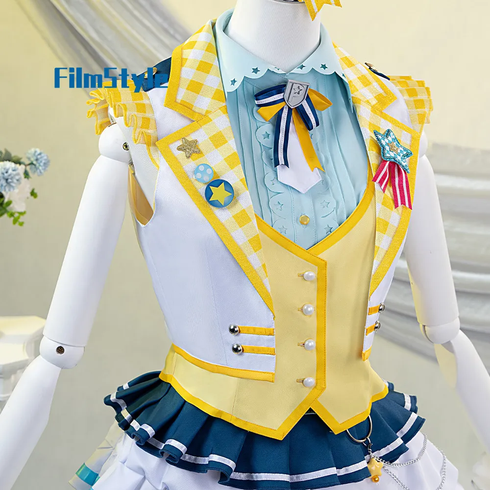 Anime BanG Dream! Saya Yamabuki Cosplay Costume Uniform Halloween Carnival Party Christmas Play Role Clothes Clothing