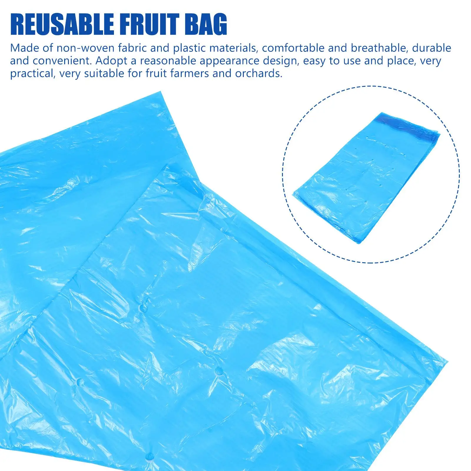 

5 Pcs Banana Bagging Ripening Covers Growing Insulation Reusable Fruit Bags Garden Plant Sun Protection Rainproof