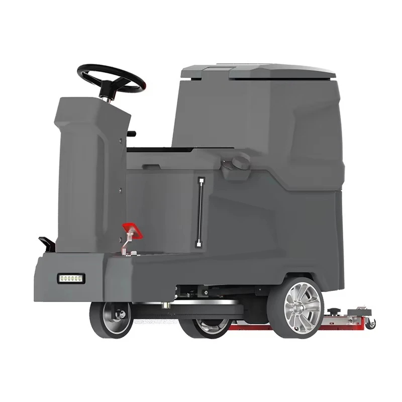 Heavy Duty Ride on Road Sweeper Machine Industrial Electric Floor Sweeping Machine Commercial Street Cleaner Equipment