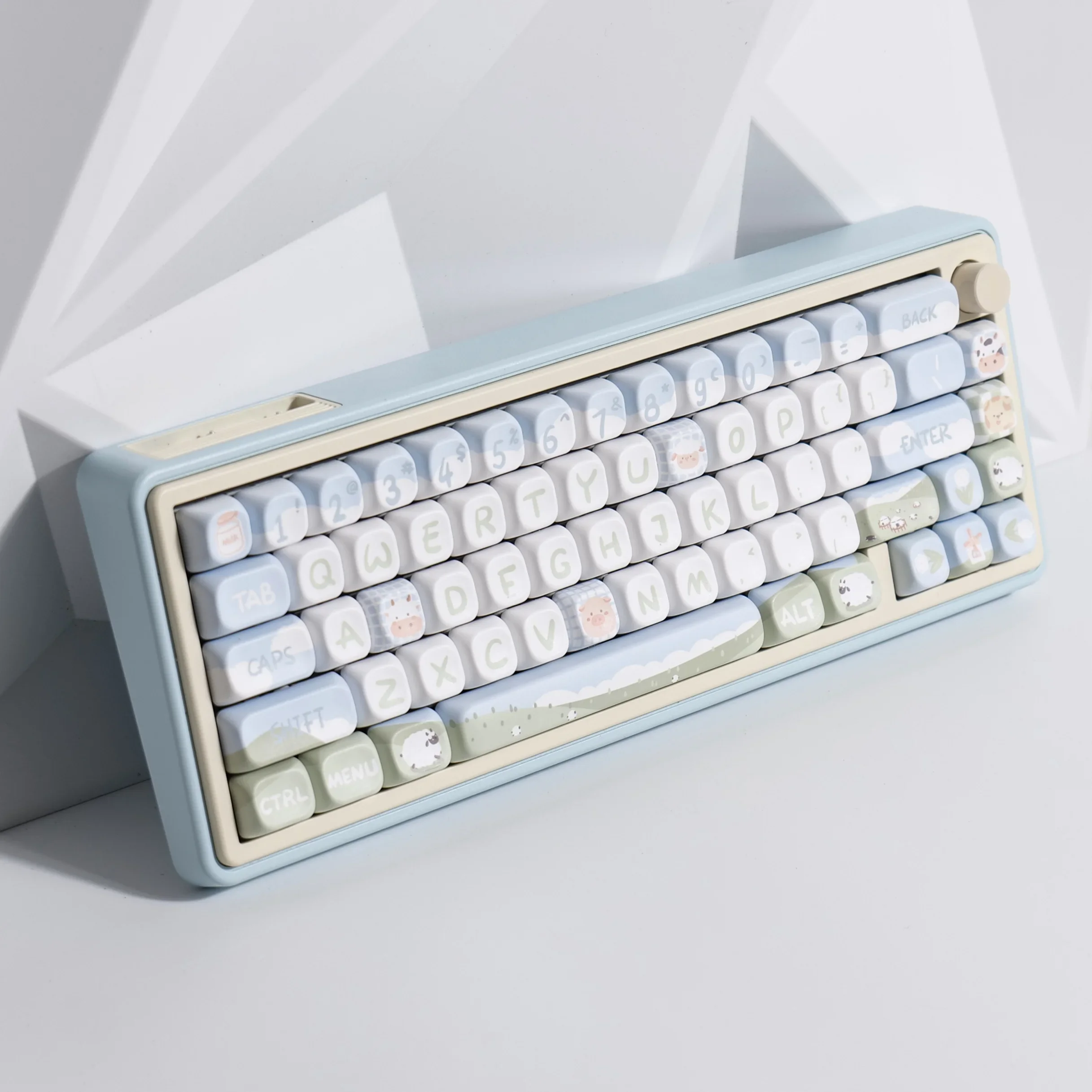 مزرعة Keycap الأصلي لطيف وطازج PBT التسامي الساخن F75 F87 F99 VGN XOA FOA MDA