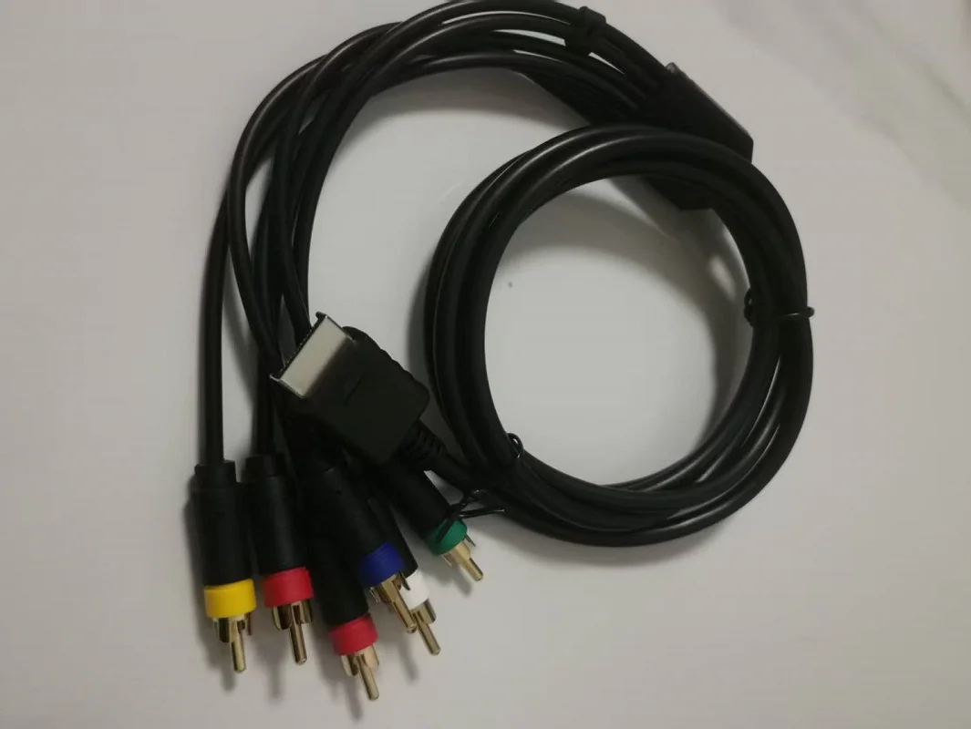 كابل RGBS بطول 1.8 متر ملحقات كابل ألعاب ممتاز عالي الدقة لوحدات تحكم الألعاب بلاي ستيشن 2 3 PS2/ PS3