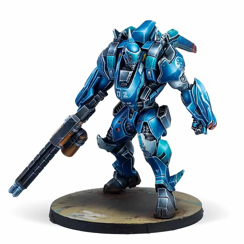Legion Core Model Cutter Tactical Mech Set, Casting Digital Model Assembly Kit, 2 Characters, Unpainted, Includes Base DIY Model