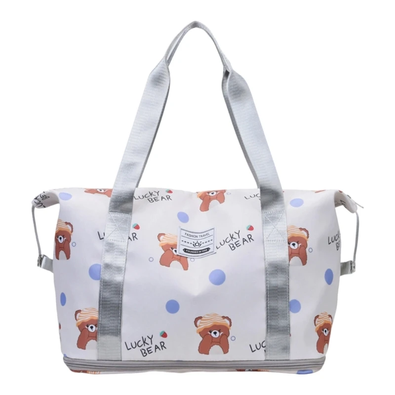 

Travel Bag Expandable Fitness Bag Gym Bag Sport Bag Large Capacity Overnight Bag Cartoon Training Bag Weekender Bag