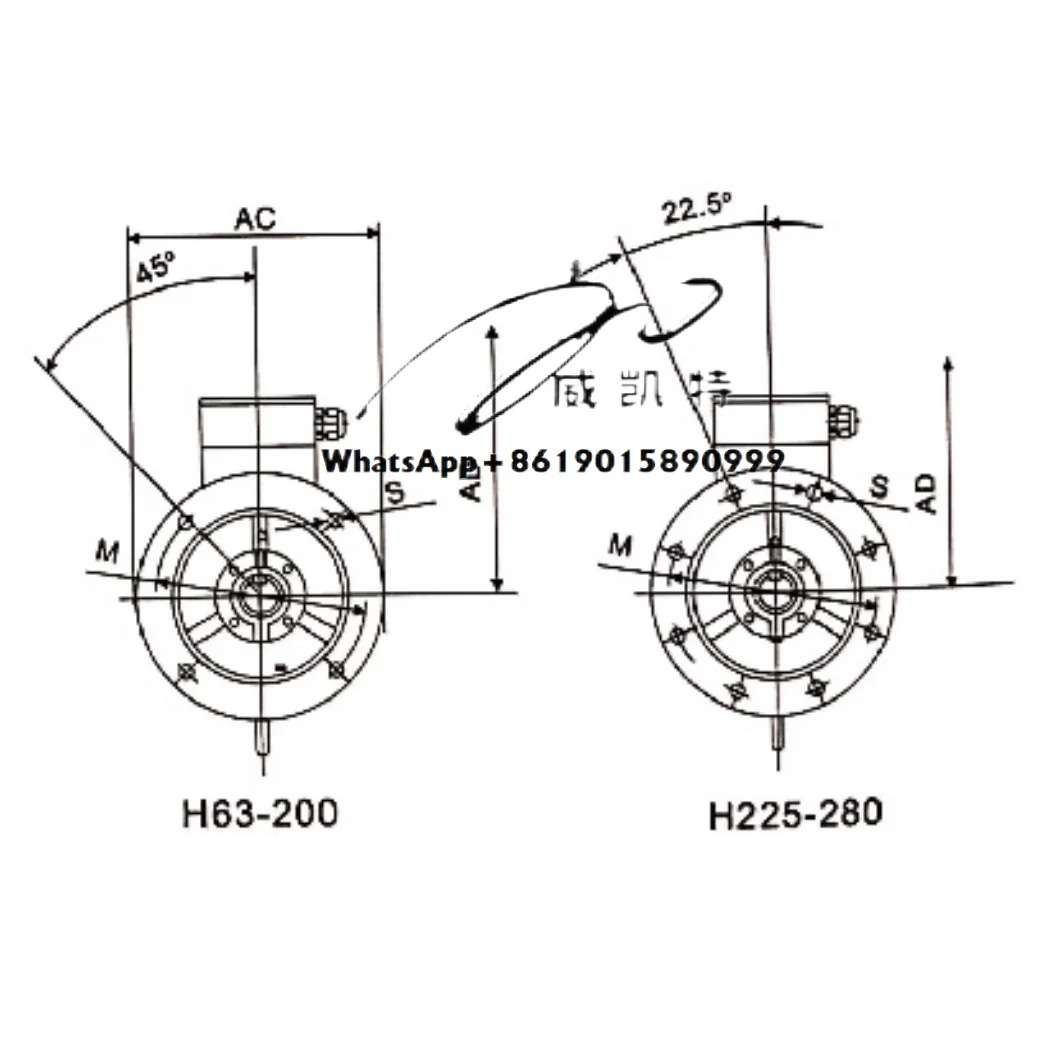 YE3-160L-6 11KW 380/660V 970RPM Three-Phase Asynchronous Motor Energy-Efficient Motor Energy-Saving Motor