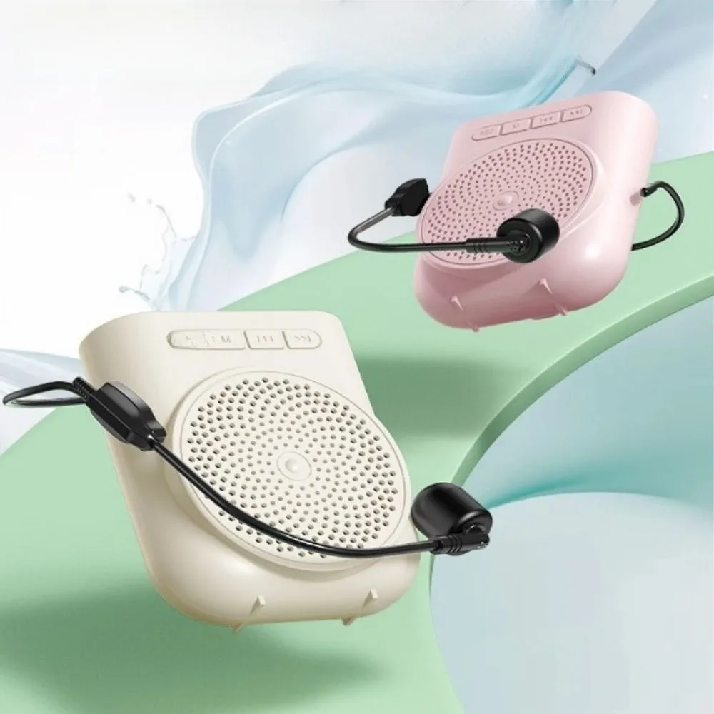 

Rechargeable Voice Amplifier Multi-functional with Microphone Loudspeaker Long Battery Life Portable Bee Loudspeaker Classroom