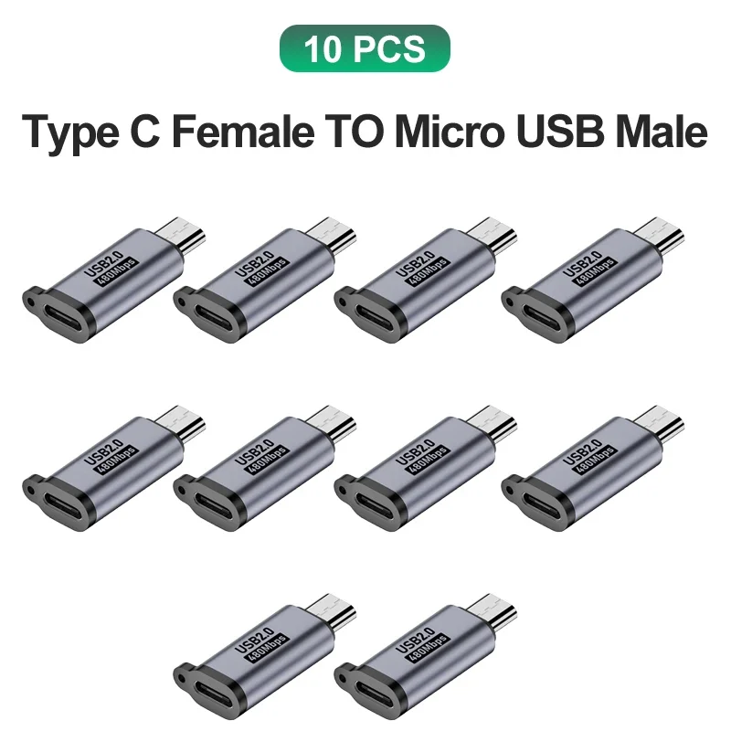 USB Typ-C Adapter Typ C zu Micro USB Stecker auf USB C Buchse Konverter für Xiaomi Samsung Ladegerät Datenkabel USBC USB C Adapter