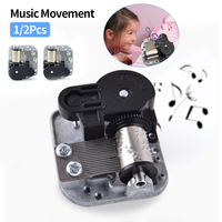 Metal Mini Mechanical Windup Musical Movements Parts for Music Box DIY Accessories Craft with Screws Mini birthday Gifts