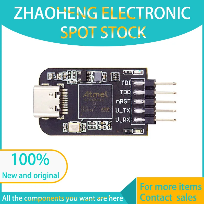Mini DAPLink Debug Probe TYPE-C STM32 NRF51/52 ARM Cortex-M MCU JTAG/SWD/CDC المنفذ التسلسلي/برنامج السحب والسقوط Keil/IAR OpenOCD