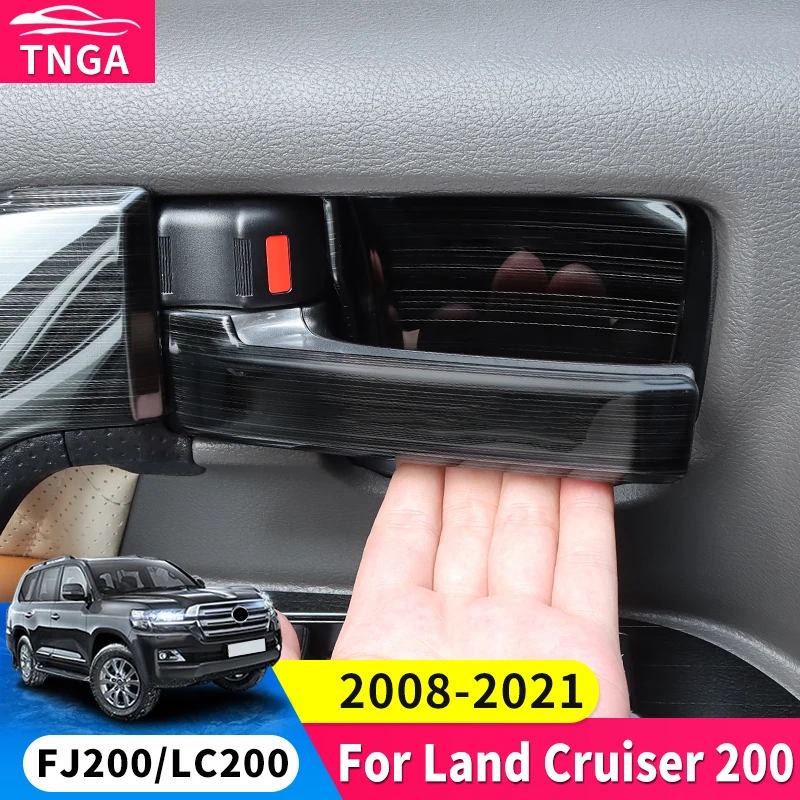 

For Toyota Land Cruiser 200 LC200 2008-2021 2020 2019 2018 2017 2016 Retrofit Interior Accessories Handle Button Panel Stainless