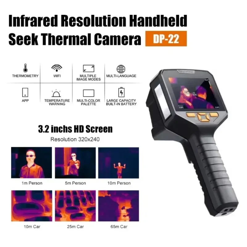 DYT Industrial Infrared Thermal Camera 320 x 240 Infrared Resolution Handheld Seek Thermal Camera DP-22