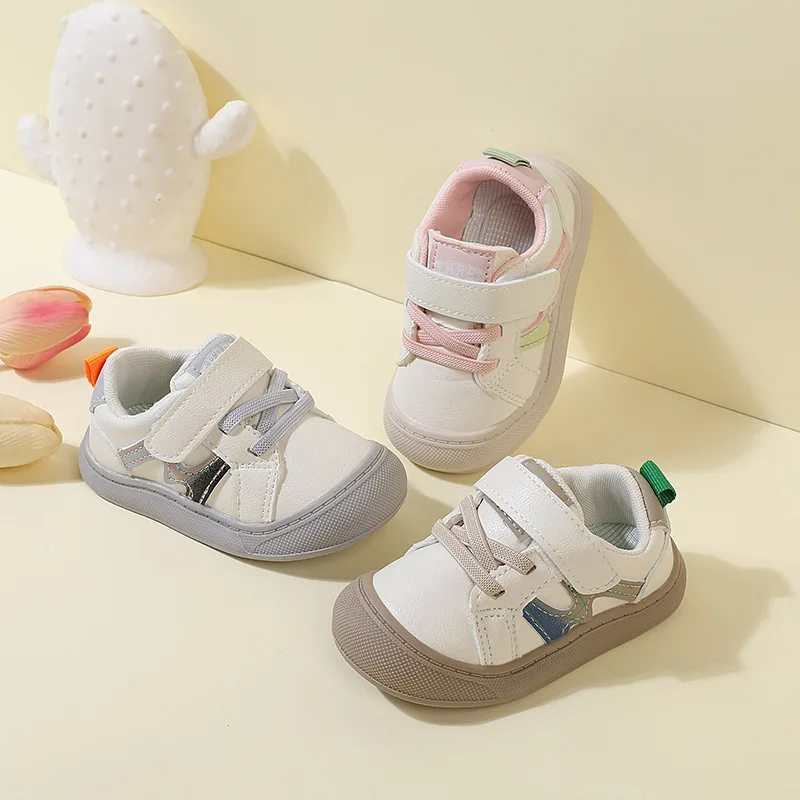 Sepatu anak laki-laki, sepatu bayi baru sol lembut napas nyaman Anti Slip sepatu kanvas anak-anak jaring serbaguna sepatu anak laki-laki mode sederhana kasual