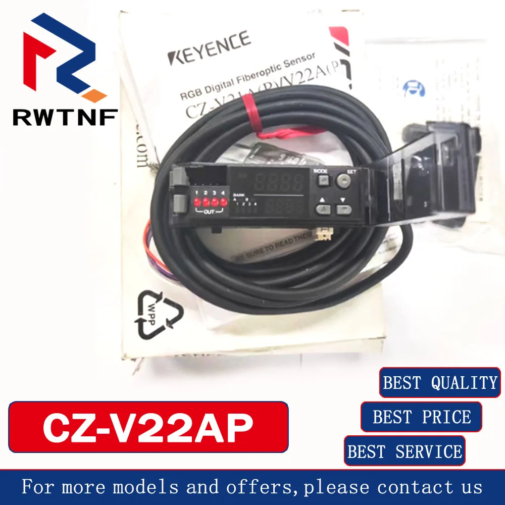 Nuovissimo sensore digitale in fibra ottica originale CZ-V22AP KEYENCE spot shot;, stock di magazzino originale al 100%.