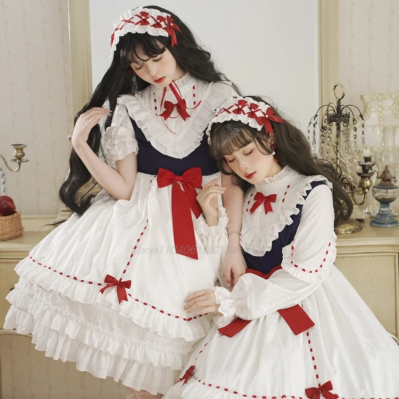 Macw Candy Lolita Cosplay Robe pour Fille, Anime Kawaii, Uniforme Princesse, Vintage, Élégant, Tea Party, Halloween, Noël, 2024