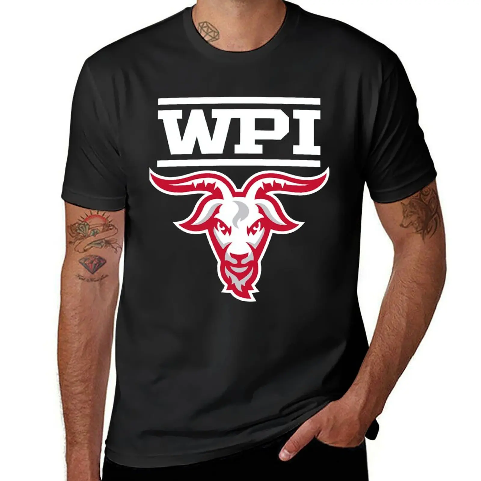 Worcester Polytechnic Institute T-shirt quick drying customizeds animal prinfor boys oversized t shirts for men