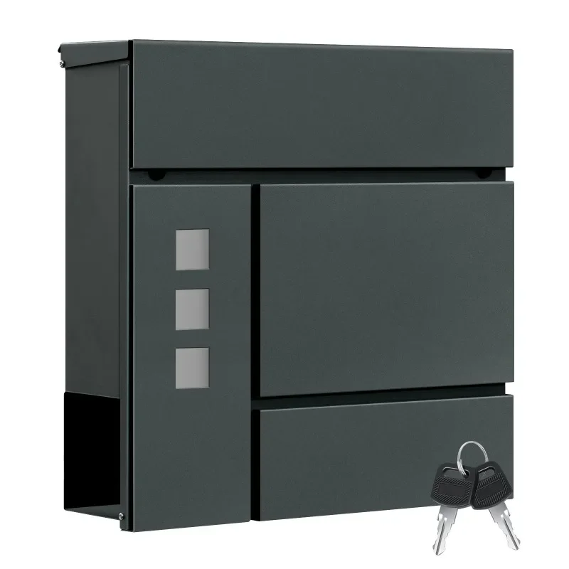 modern-letterbox-anthracite-postbox-with-newspaper-holder-transparent-window-name-tag-lockable-wall-mailbox-with-2-keys