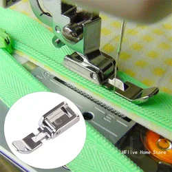 Zipper Sewing Machine Foot Zipper Sewing Machine Presser Foot for Low Shank Snap On Singer