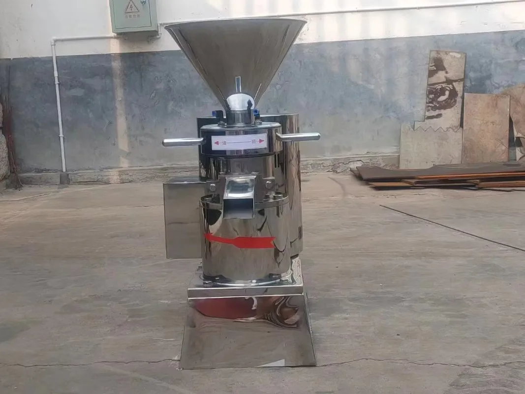 High-Speed Fine Grinding Machine Food Grade Stainless Steel Colloidal Mill for Peanut Butter Milk Corn Processing for Nuts