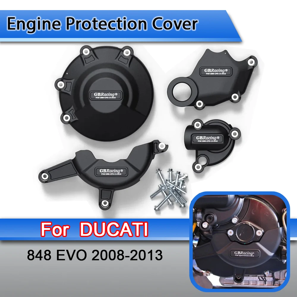 

For Ducati 848 EVO 2008-2013 Motorcycles Engine cover Protection case For GB Racing